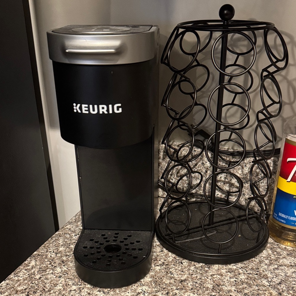 Keurig Compact Single-Serve Coffee Brewer in Black and Silver